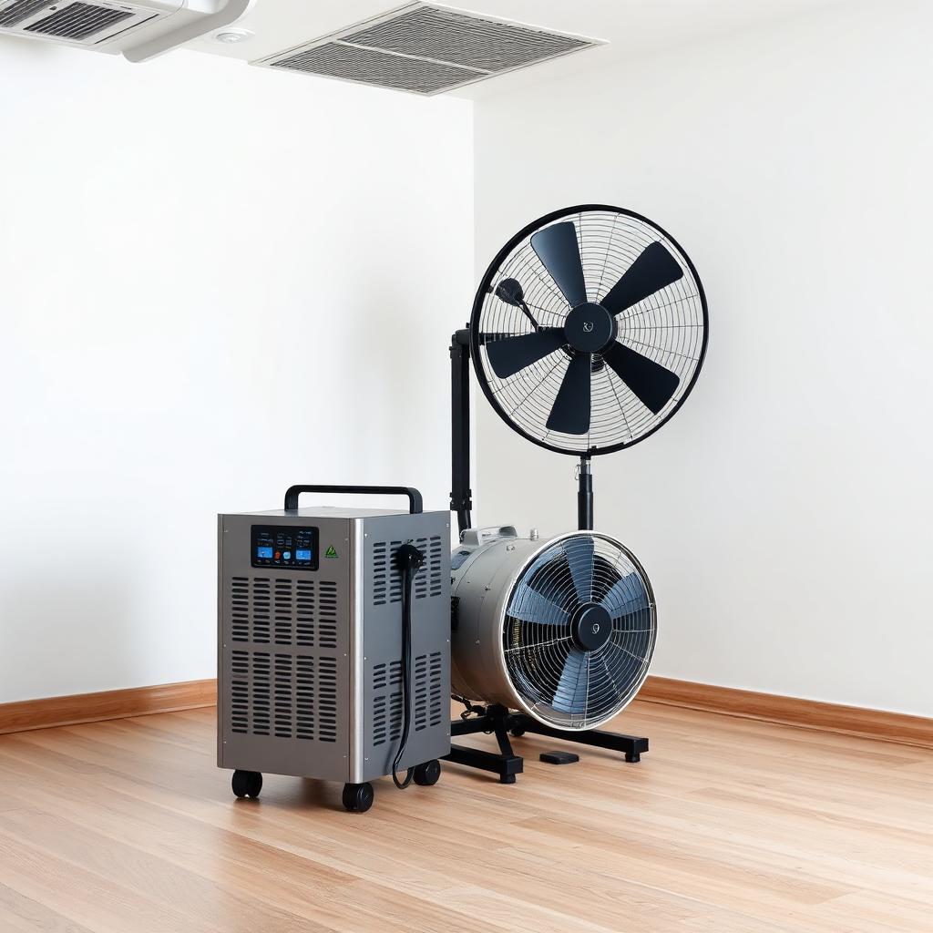 Ozónový generátor a turboventilátor